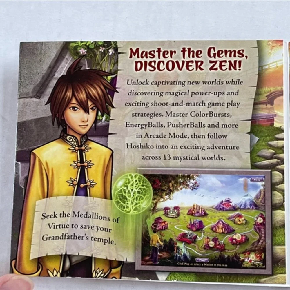 Zen Gems Discover Mystery Hidden WIthin Mystical Zen Gems PC DVD ROM Teen ESRB